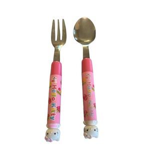 Vintage Sanrio Hello Kitty spoon and fork set